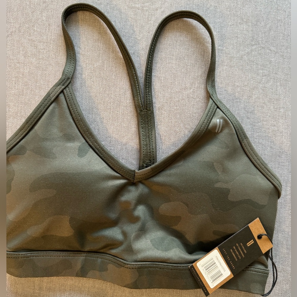 NOBULL Olive Camo Sports Bra